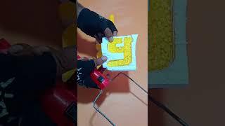 Satisfying Styrofoam Art #artwork  #foamcutting #handcraft