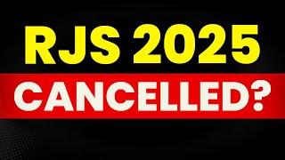 RJS 2025 Cancelled? Latest Update | Rajasthan Judiciary | Pranjal Singh