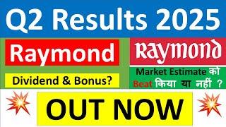 RAYMOND Q2 results 2025 | RAYMOND results today | RAYMOND Share News | RAYMOND Share latest news