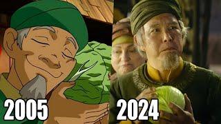 Avatar: The Last Airbender Cabbage Man Netflix VS Animation | 2005 VS 2024