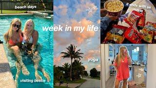 a week in my life (yoga, movies, a roadtrip & the beach!)