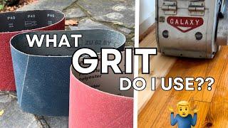 What GRIT sandpaper should I use?? | sanding HARDWOOD floors