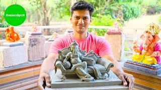 Ganesh Idol Making | Shadu Mati Ganpati Making with Kiran Patil, Pen, Maharashtra INDIA