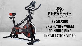 Sellincost FitExperte 8KG Flying Wheel Spinning Bike FE-SB7300 Installation Video