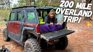 The 24-Hour Overland SxS Camping Challenge!