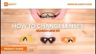 How to Change Safety Glasses Lenses (Geardo Lens Kit) | RX Safety