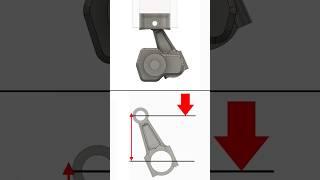 Secondary forces visualized #d4a #engine #engineering #piston #mechanical #toyota #yamaha #honda