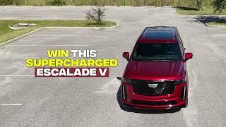 Cadillac Dream Giveaway! Win an Escalade V + a CT5V Blackwing in Radiant Red! #cadillac #escaladev