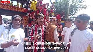 Open Ceremonial Adat Dayak Di Napak Tilas Kab Ketapang Kalbar  2024 Digelar