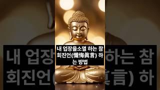 참회진언을 외우면 받게되는 부처님의 신비한 힘 #부처님말씀 #부처님 #석가모니#힐링#참회#업장소멸