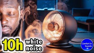 Relaxing Heater Noise to Sleep Deeply, Study or Focus | White Noise, Black Screen, NO ADS