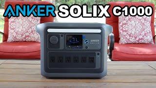 Anker SOLIX C1000: 0-100% Charge in under 1 Hour! 2400W Max Output with SurgePad Technology!