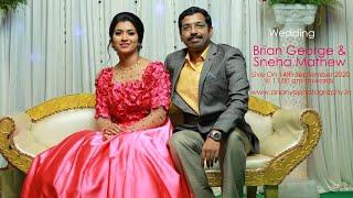 Wedding of Brian George & Sneha Mathew