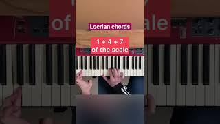 Locrian chords           #jazzpiano #chord #pianotutorial #jazzlessons