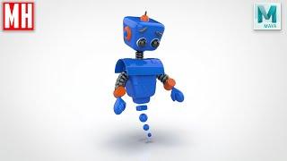 Let's model a cute 3D Robot in Maya ( EASY ! )