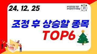 (TOP6) 조정 후 상승할 종목