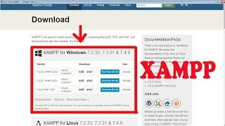 Download dan instal XAMPP di Windows 7 32bit