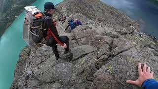 Hiking tour across the Jotunheimen, Norway