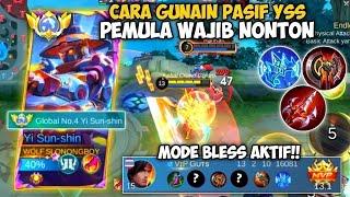 TIPS/TRICK RAHASIA MAIN YSS AGAR GAMPANG MAIN PASIF TERBARU! CARA ROTASI, BUILD, EMBLEM GLOBAL YSS