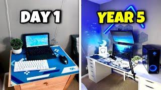 My 5 Year Gaming Setup Progression…