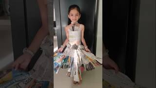 #Shorts #Newspaper Dress for girls