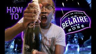 How to open a Bottle of Luc Belaire Rare Rosé