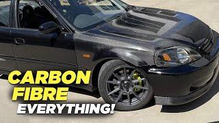 Making My EK Civic Fully Carbon Fibre