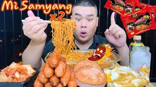 Mukbang MÌ SIÊU CAY SAMYANG X2 với đầy ấp topping CAY TÉ LỬA | Thằng Mập Food | Tập 178