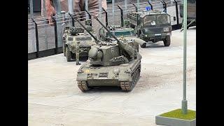 Hobbymesse Leipzig 2024  - scale 1/16 rc tanks + trucks action  #rc #tank #bundeswehr #military