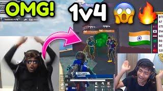 7Sea Sarang 1v4 Shocked Everyone | Clutchgod Reaction 