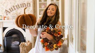 Autumn Decorate and Create & FREE DIY Wreath Tutorial! "