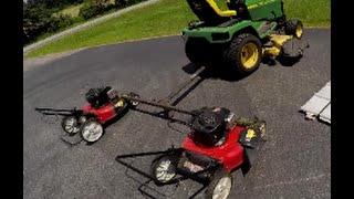 How to make mowing your huge lawn take 1/2 the time