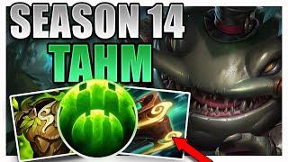 SEASON 14 TAHM KENCH SUPPORT GAMEPLAY GUIDE