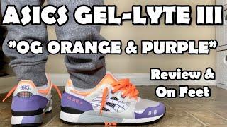 Asics Gel-Lyte III "OG Orange & Purple" Review & On Feet