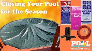 Closing Your Pool For Winter | PoolSupplies.com