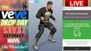 VeVe Drop Day LIVE - MARVEL The Punisher FA EVOLVABLES Digital Collectibles NFT Drop! Good Luck!!