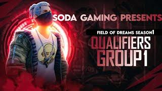 Field Of Dreams S1 | Qualifiers Group 1 | Presented By Soda Gaming | #TSGESPORTSTELUGU