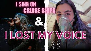 I lost my voice as a singer on cruise ships… ️