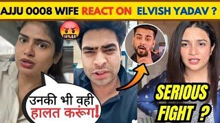 Ajju 0008 Wife Pratibha Reacts On Elvish Yadav ? Ajju 0008 Wife Pratibha Vs Kirti Mehra Fight ?