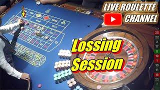  LIVE ROULETTE |  LOSSING SESSION In Real Vegas Casino  Hot Play Exclusive  2024-09-05