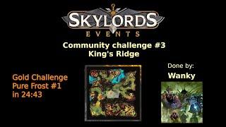 Skylords Reborn Community Contest #3 - Gold Challenge Frost 1st Place in 24:43 by Wanky