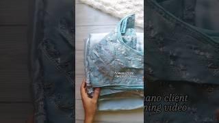 Nomano Client Opening Video  Shinning pure crystal silk Jimmy choo sarees