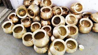 Brass Vessels Making | Brass Utensils Making | Brass Items Making Skills | Metal Casting Process