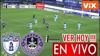 Pachuca vs Mazatlán En Vivo, donde ver, Partido Hoy Juegan PACHUCA VS MAZATLAN PARTIDO JORNADA 11