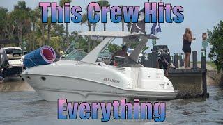 Hang On This Gets Wild They Hit Everything!! | Miami Boat Ramps | 79th St