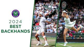 The VERY BEST Backhands from Wimbledon 2024