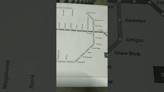 #longviralvideo ROUTE MAP o MGA STATIONS NG TREN NG  " LRT1,  LRT2  at  MRT3 "