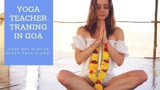 Opening Day of Yoga Teacher Training in Shiva Shakti Yoga School in Goa, India!