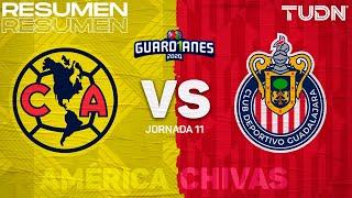 Resumen y goles | América vs Chivas | Guard1anes 2020 Liga Mx - J11 | TUDN