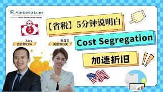 【省税】5分钟说明白Cost Segregation